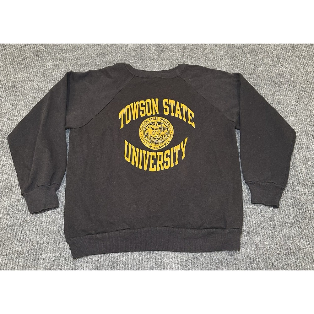 Vtg 80s Rare Towson State University Champion sweatshirt